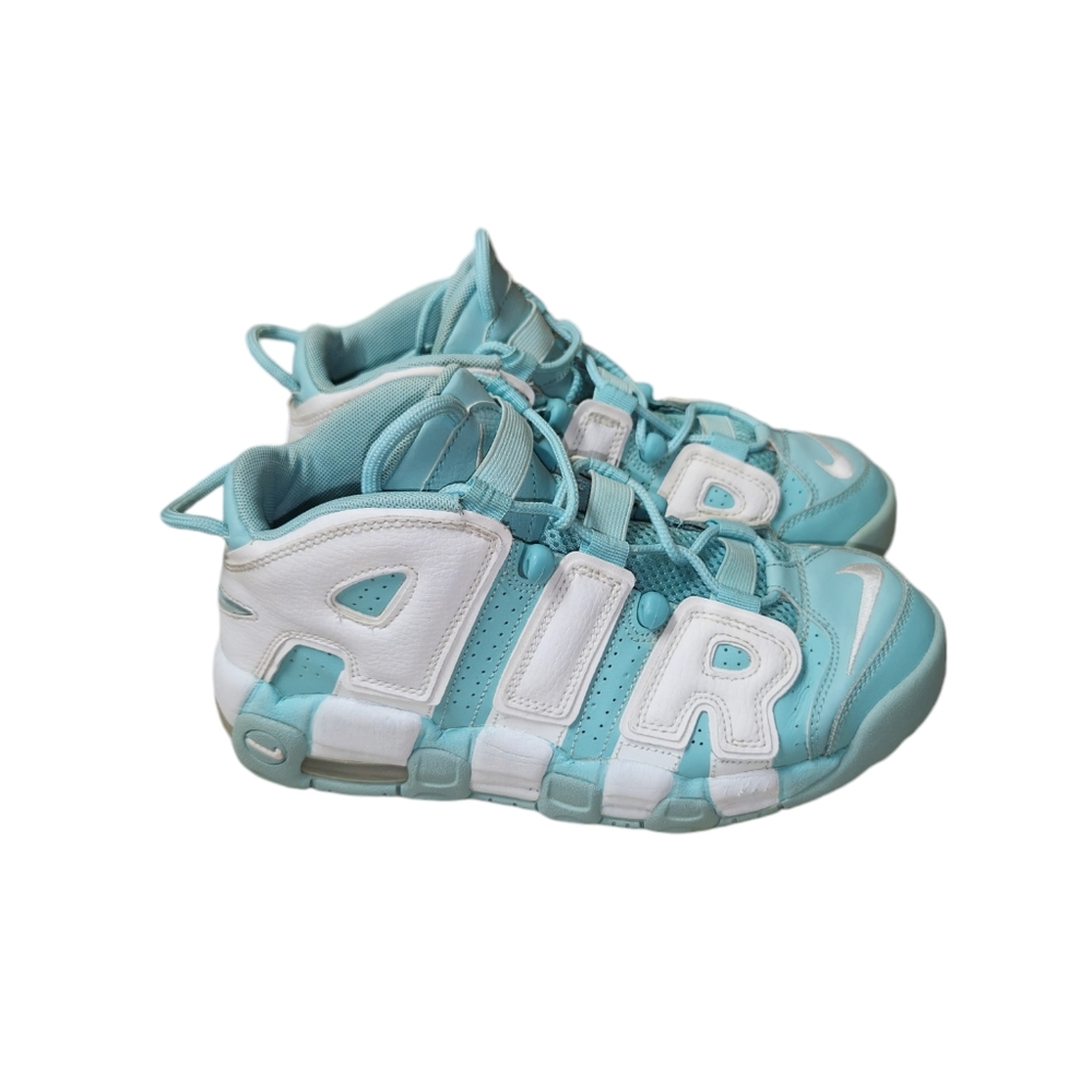 Nike Uptempo Island Green Sneakers 6.5Y